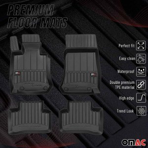Mercedes GLC Floor Mat - Omac - Proline Premium TPE - Black - '15-'22